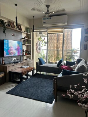 Living Room in 2 BHK Apartment at Akshar Green World, Dighe – for Sale