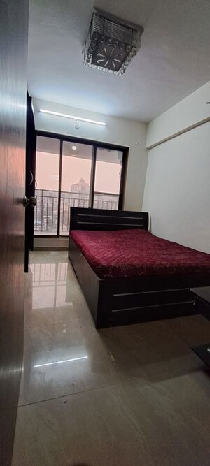Bedroom in 1 BHK Apartment at Shree Ganesha CHS, Kopar Khairane – for Rent