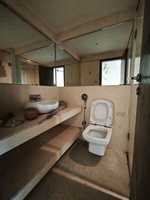 Bathroom in 3 BHK Apartment at Godrej Central, Chembur – for Rent