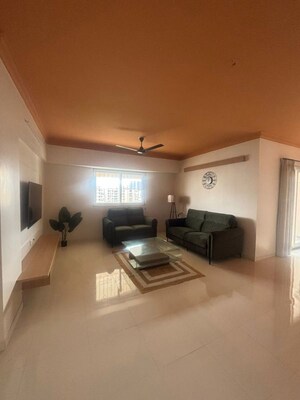 Living Room in 4 BHK Apartment at Sonigara Omega Paradise, Wakad – for Rent