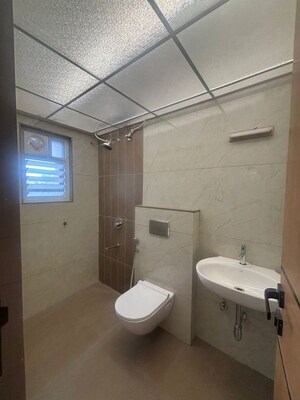 Bathroom in 4 BHK Apartment at Sonigara Omega Paradise, Wakad – for Rent