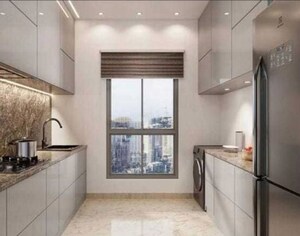 Kitchen in 3 BHK Apartment at Godrej Icon, Sector 88a – for Rent