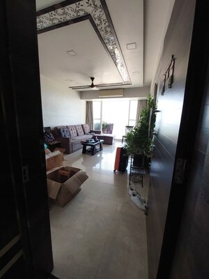 Living Room in 2 BHK Apartment at Skylark Apartments, Ghansoli Sector 15 – for Rent