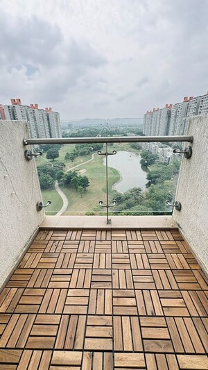 Balcony in 1 BHK Apartment at Lodha Belmondo, Gahunje – for Rent