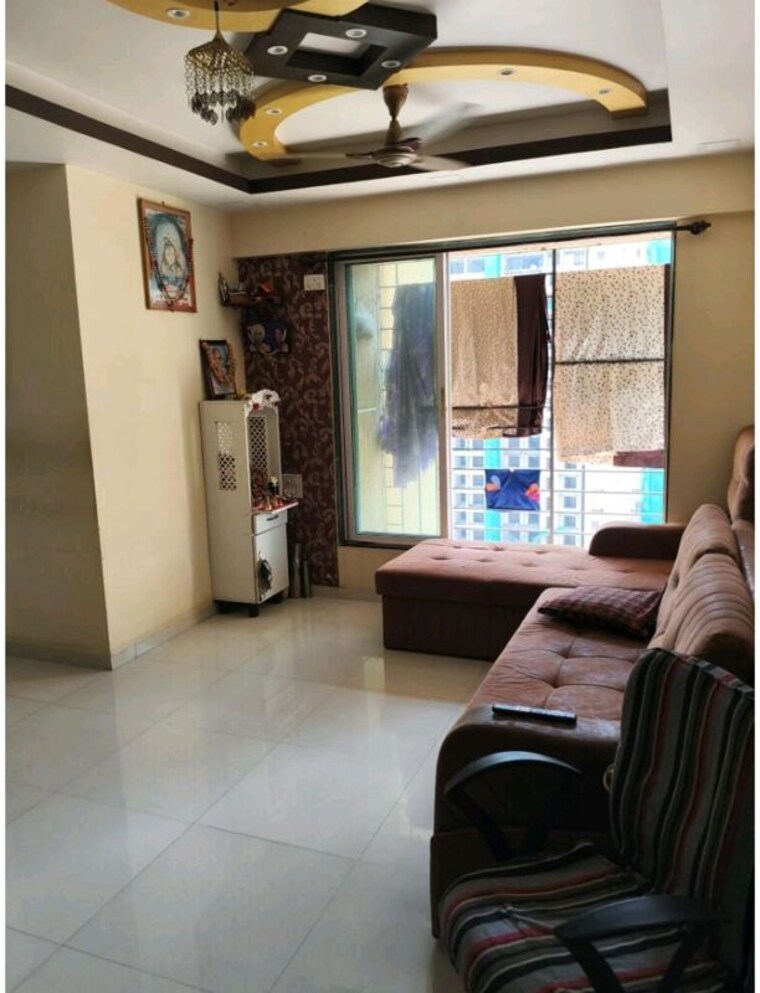 Living Room, mahavir-kalpavruksha 2 Bedroom 570 Sq.Ft. Apartment In Ghodbunder Road Thane 10167373