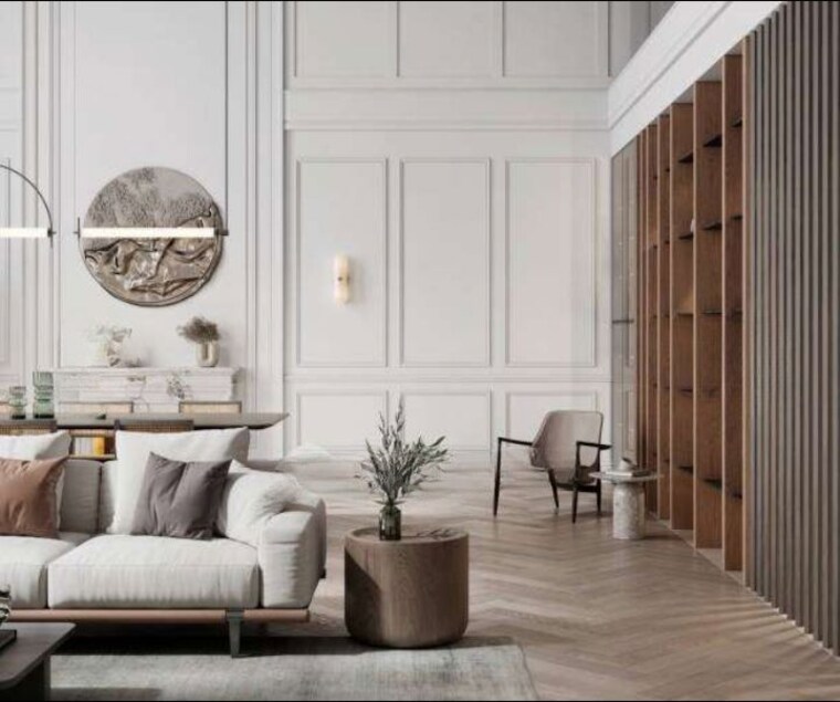 Living Room, tata-serein 3 Bedroom 985 Sq.Ft. Apartment In Pokhran Road No Two Thane 10167316