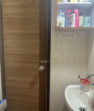 Bathroom in 1 BHK Apartment at Lata Apartments, Borivali East – for Rent