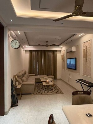 Living Room in 3 BHK Apartment at Saket – for Rent