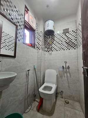 Bathroom in 1 RK Apartment at Saket – for Rent