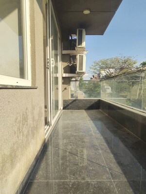 Balcony in 4 BHK Builder Floor at East Of Kailash – for Rent
