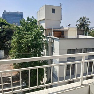 Balcony in 2 BHK Apartment at Ranade Yashodhan, Mayur Colony – for Rent