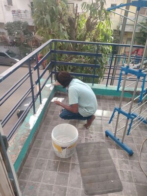 Balcony in 3 BHK Villa at Paramount Golfforeste, Zeta I Greater Noida – for Rent