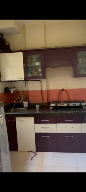 Kitchen in 2 BHK Apartment at Sanghvi Hills, Ghodbunder Road – for Rent