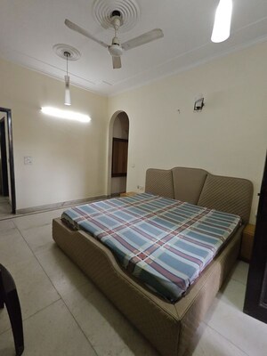 Bedroom in 3 BHK Builder Floor at Ansal Sushant Lok I, Sector 43 – for Rent