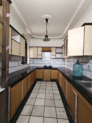 Kitchen in 3 BHK Builder Floor at Ansal Sushant Lok I, Sector 43 – for Rent