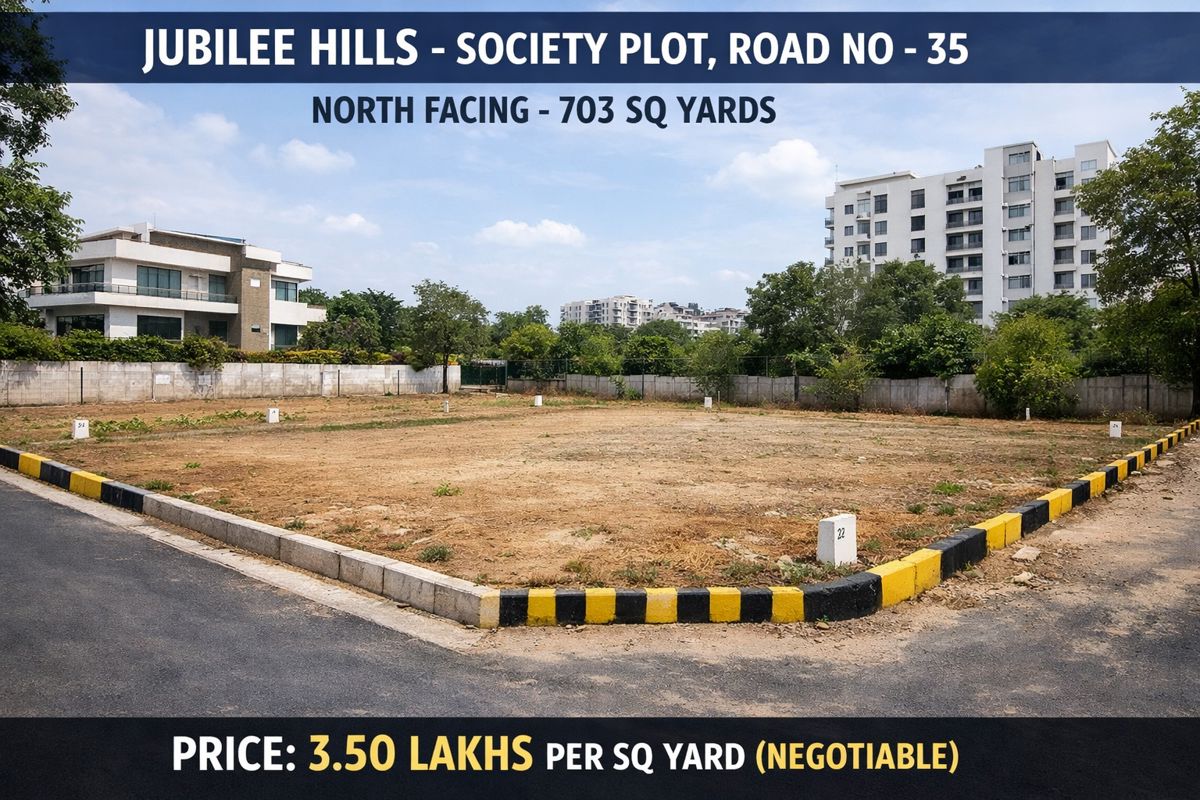 Plot For Sale in Jubilee Hills