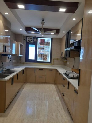Kitchen in 3 BHK Builder Floor at Lajpat Nagar ii – for Rent