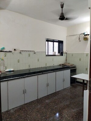 Kitchen in 1 RK Apartment at Isabella CHS, Orlem – for Rent