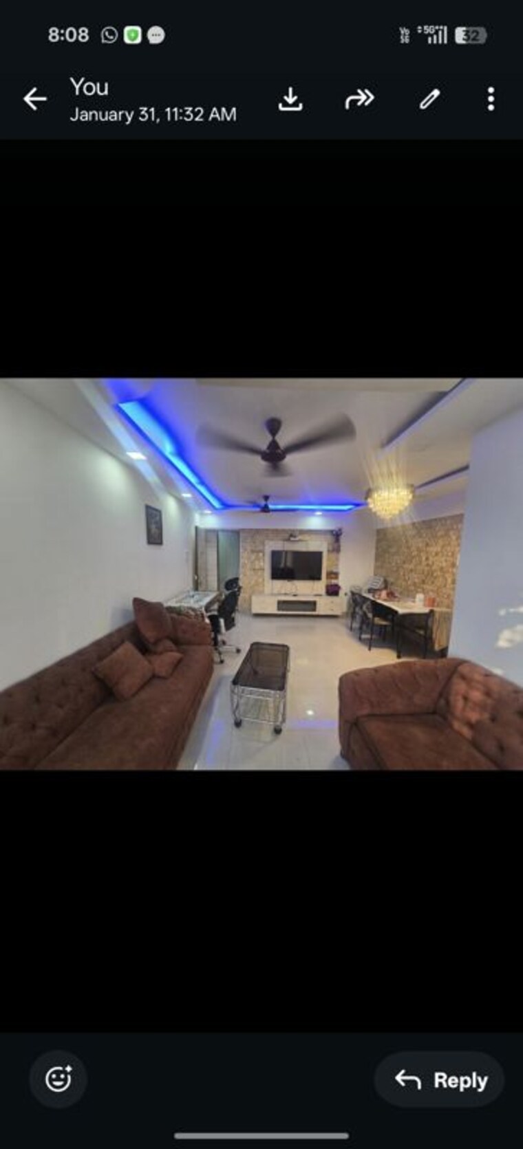 Living Room, ankur-chs-kandivali-west 2 Bedroom 700 Sq.Ft. Apartment In Kandivali West Mumbai 10168376