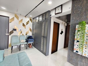 Living Room in 1 BHK Apartment at Vaibhavlaxmi Peak 25, Vikhroli East – for Rent