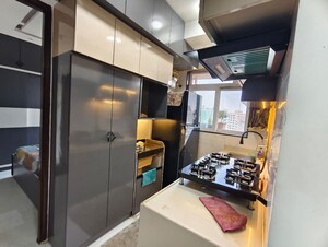 Kitchen in 1 BHK Apartment at Vaibhavlaxmi Peak 25, Vikhroli East – for Rent