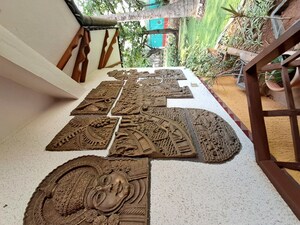 Staircase in 6 BHK Villa at Whitefield – for Rent