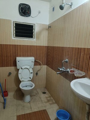 Bathroom in 3 BHK Apartment at Indu Arcade Puppalaguda, Puppalaguda – for Rent