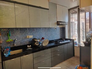 Kitchen in 2 BHK Apartment at New Mhada Towers, Andheri West – for Rent