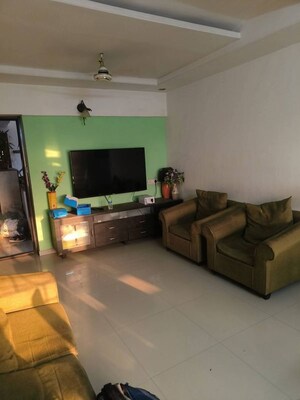 Living Room in 2 BHK Apartment at GK Rose Valley, Pimple Saudagar – for Rent