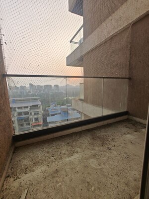 Balcony in 3 BHK Apartment at Akshar Alvario, Seawoods – for Rent