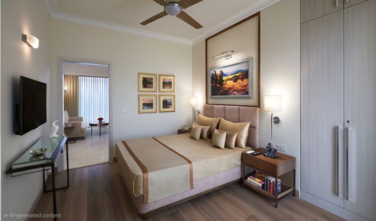 Living Room, central-park-flower-valley 3 Bedroom 1230 Sq.Ft. Builder Floor In Sohna Sector 33 Gurgaon 10168506