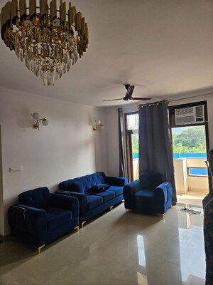Living Room in 3 BHK Builder Floor at SS Mayfield Gardens, Sector 51 – for Rent