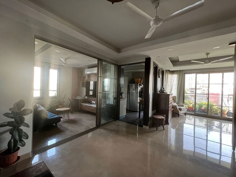 Living Room, unitech-nirvana-country-cedar-crest 3 Bedroom 1750 Sq.Ft. Builder Floor In Sector 50 Gurgaon 10163801