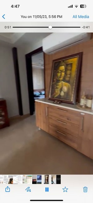 Bedroom in 3 BHK Builder Floor at Unitech Nirvana Country Cedar Crest, Sector 50 – for Rent