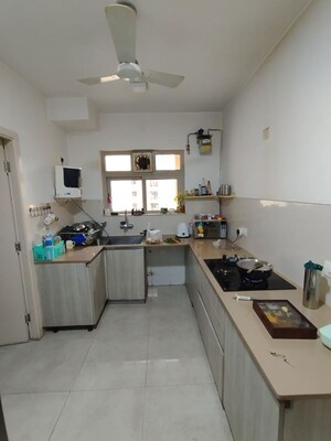 Kitchen in 2 BHK Apartment at Hiranandani Meadows, Manpada – for Rent