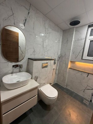 Bathroom in Studio Builder Floor at Sector 41 – for Rent