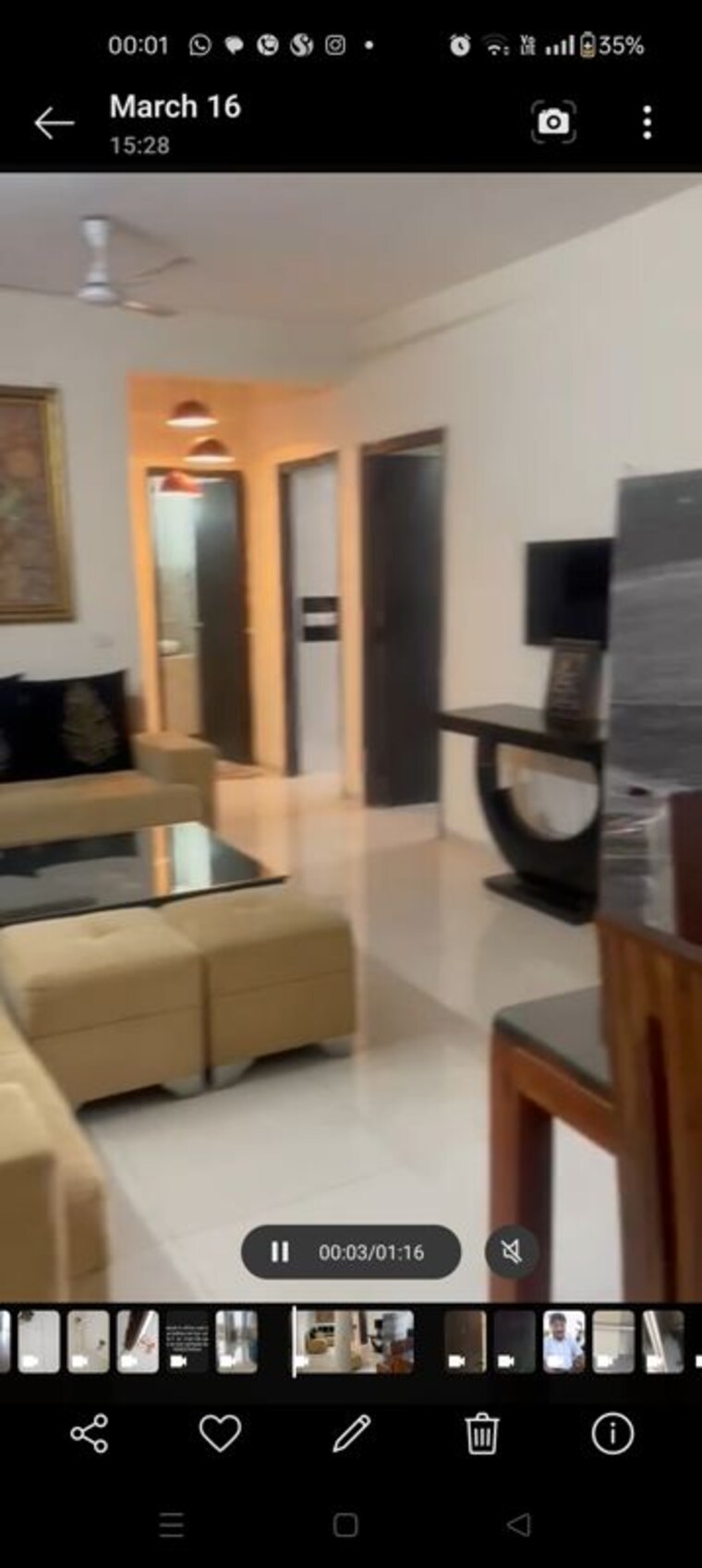 Living Room, signature-global-grand-iva 2 Bedroom 679 Sq.Ft. Apartment In Sector 103 Gurgaon 10168619