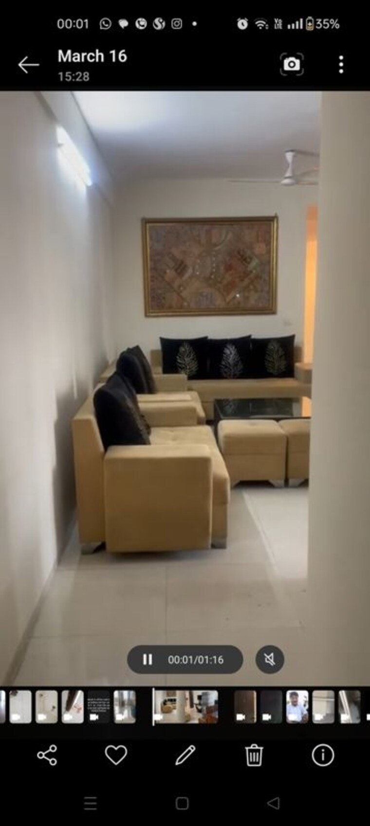 Living Room, signature-global-grand-iva 2 Bedroom 679 Sq.Ft. Apartment In Sector 103 Gurgaon 10168619