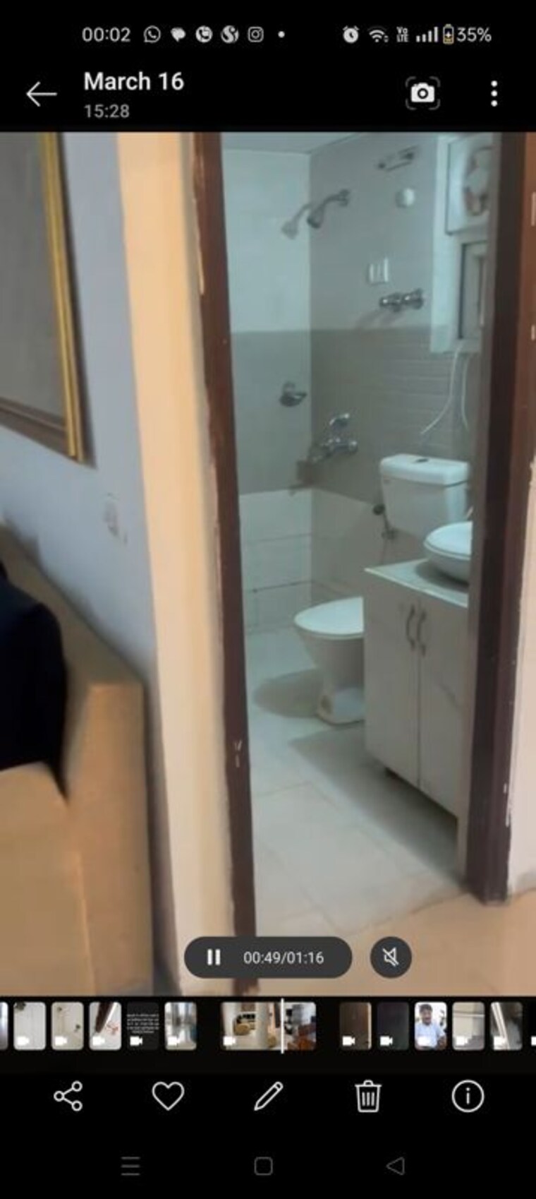 Bathroom, signature-global-grand-iva 2 Bedroom 716 Sq.Ft. Apartment In Sector 103 Gurgaon 10168623