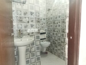 Bathroom in 3 BHK Builder Floor at Dwarka Mor – for Rent