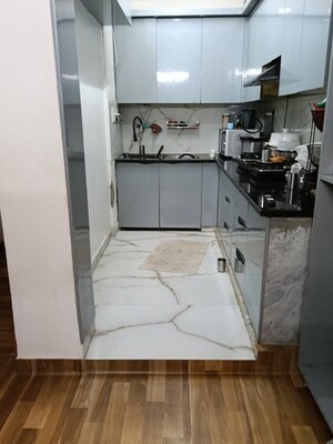 Kitchen in 3 BHK Builder Floor at Rajendra Nagar Sector 2 – for Sale