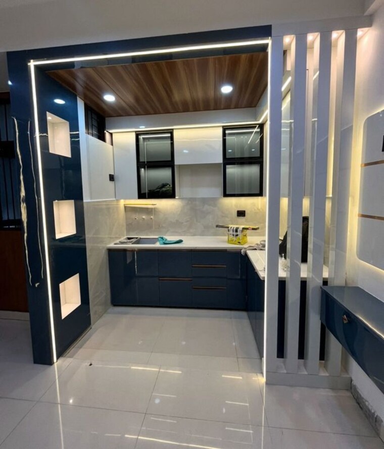 Kitchen, indrapuram 2 Bedroom 900 Sq.Ft. Builder Floor In Indrapuram Ghaziabad 10000393