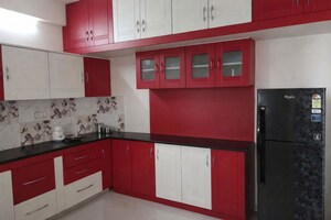 Kitchen in 3 BHK Builder Floor at Madhapur – for Rent