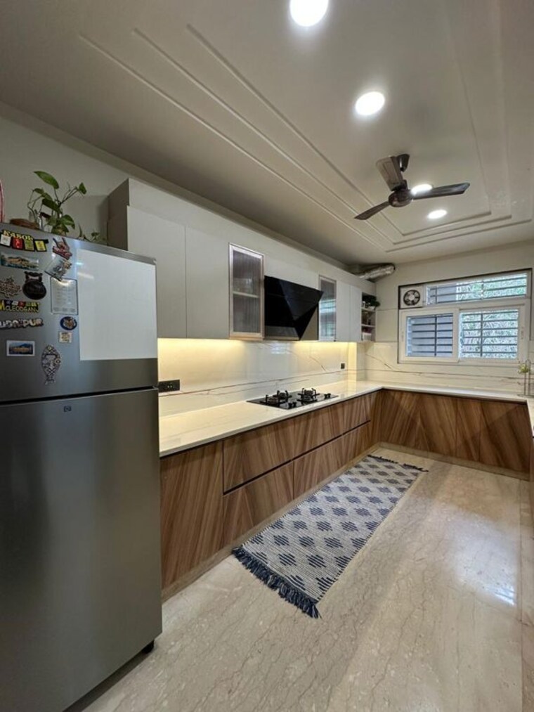 Kitchen, rwa-residential-society-sector-46 3 Bedroom 2300 Sq.Ft. Builder Floor In Sector 46 Gurgaon 10168718