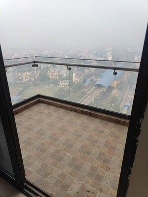 Balcony in 3 BHK Apartment at Dhoot New Town Extension, New Town – for Rent
