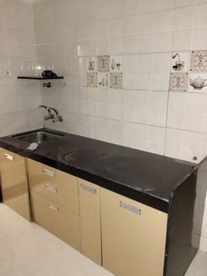 Kitchen in 2 BHK Apartment at Span Heights, Bhayandar West – for Rent