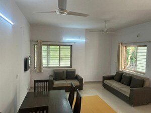 Living Room in 3 BHK Villa at South Bopal – for Rent