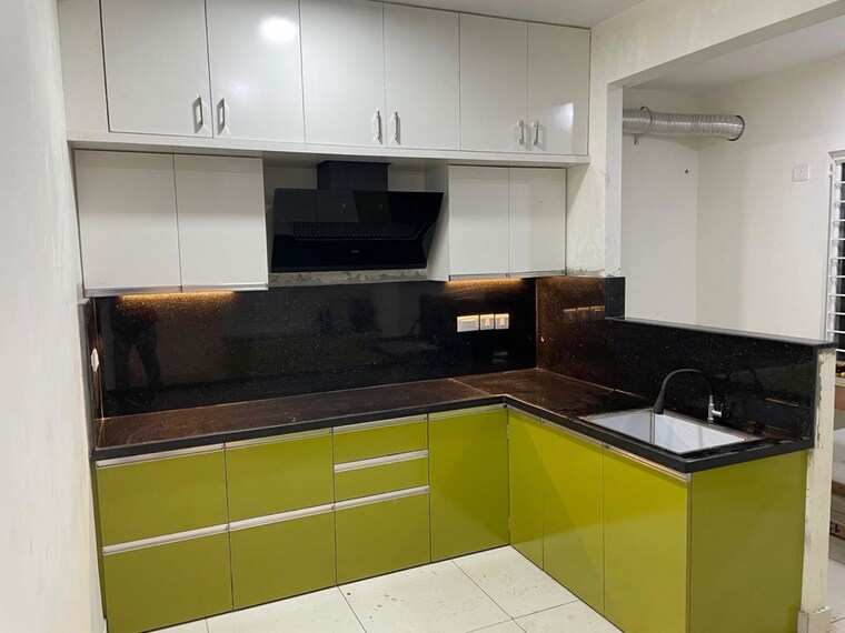 Kitchen, brigade-citadel 3 Bedroom 1793 Sq.Ft. Apartment In Moti Nagar Hyderabad 10079405
