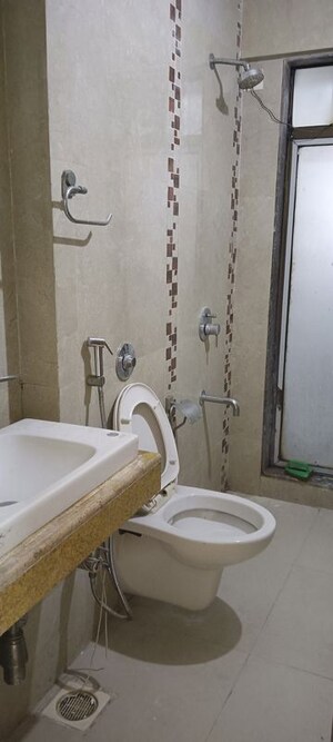 Bathroom in 3 BHK Apartment at HDIL Metropolis Residences, Andheri West – for Rent