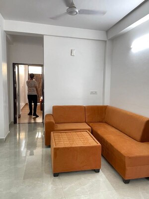 Living Room in 1 BHK Builder Floor at Saket – for Rent